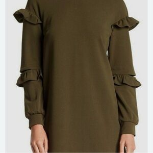 ECI Olive Green dress size 14